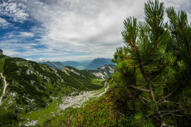 Alpspitze, south of Bavaria stock photo