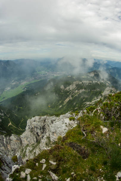 Alpspitze, south of Bavaria stock photo
