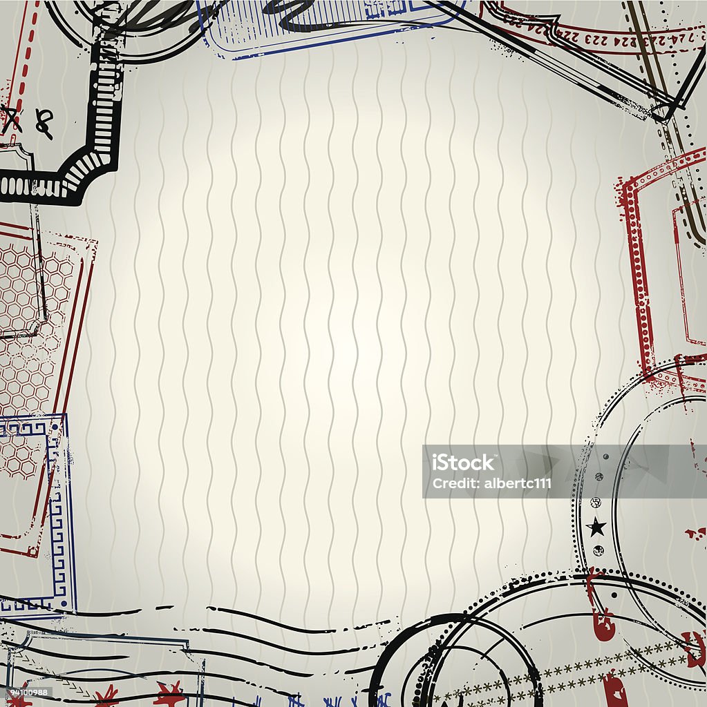 Lo espera un lugar exótico - arte vectorial de Anticuado libre de derechos