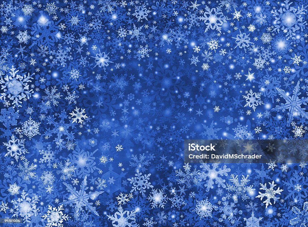 Azul fondo de tormenta de nieve - Ilustración de stock de Abstracto libre de derechos