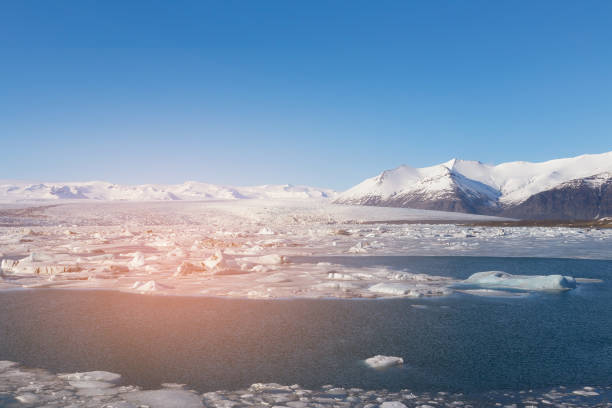 istock Beautiful winter glacier and lagoon 941016728