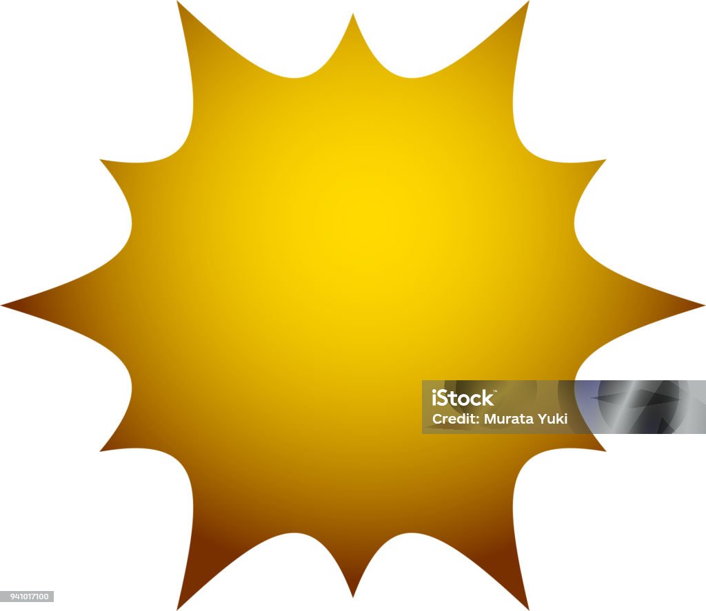 Exploding Sign Yellow Yellow Explosion Badge Stock Illustration - Download Image Now ...