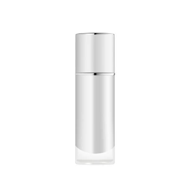 istock Realistic Cosmetic bottle can sprayer container. Dispenser for cream, soups, and other cosmetics With lid and without. Template For Mock up Your Design. vector illustration. 941017252