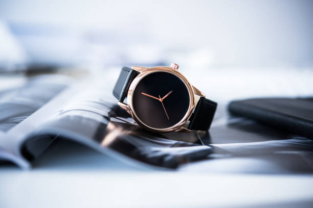 Elegant business men fashion no brand wrist watch, men fashion a Elegant business men fashion no brand wrist watch, men fashion and accessories macro shot male likeness photos stock pictures, royalty-free photos & images