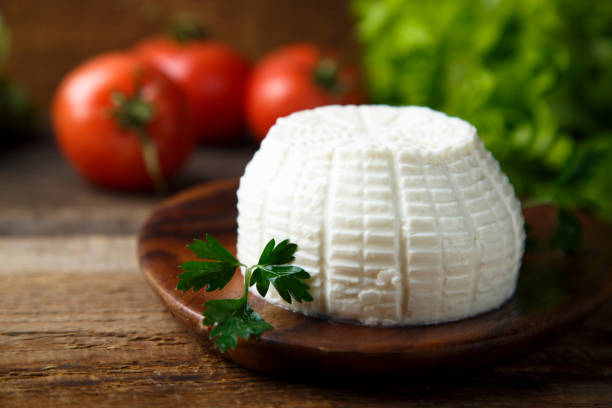 ricotta-käse - ricotta cheese freshness white stock-fotos und bilder