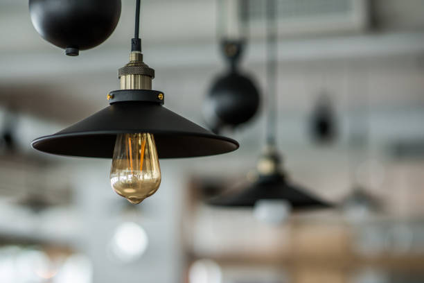 istock Retro styled chandelier in restaurant or home interior 941026250