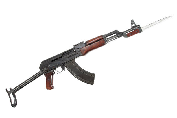 istock Rare first model AK - 47 assault rifle with bayonet 941029480