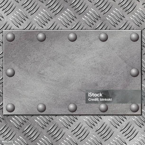 Grunge Metal Background Stock Photo - Download Image Now - Backgrounds, Diamond Plate, Gray Color