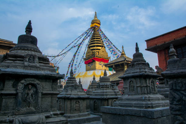 istock Swyambhunath Stupa, Buddha Temple, Buddhism 941029912