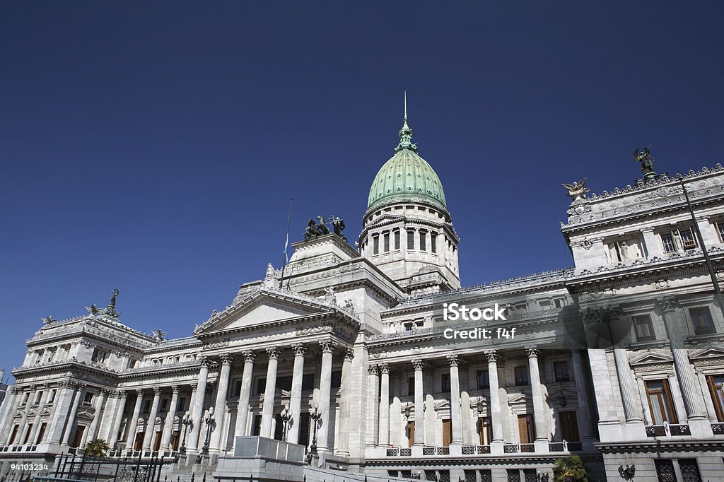 Buenos Aires, Argentina, Palácio do Congresso, exteriores - Royalty-free Palácio del Congreso Foto de stock