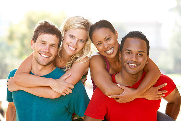 istock Group Of Young Friends Having Fun 94103870