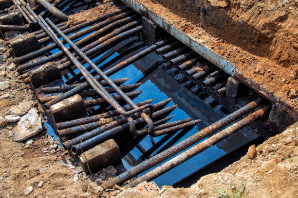 istock oil spill around old pipeline 941039464