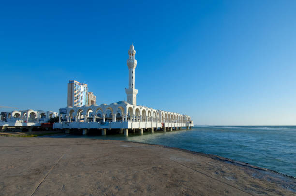 Al Rahma Mosque at Jeddah Cost, Saudi Arabia