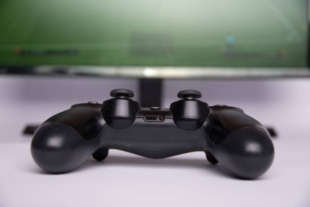 istock gaming pad and monitor on a white background 941043964