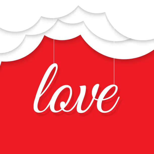 Vector illustration of Love and valentine background