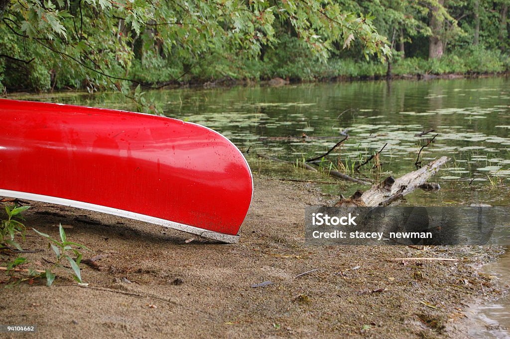 Rosso canoa - Foto stock royalty-free di Albero