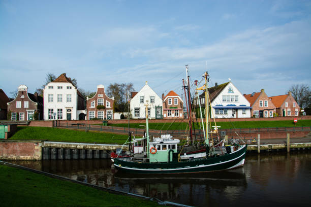 Greetsiel is a small port on the bight of Leybucht in western East Frisia, Germany that was first documented in letters from the year 1388.