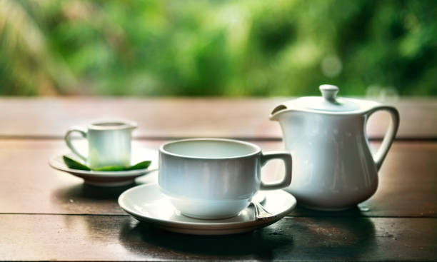 istock Teapot and two cups are ready to serve 941054612