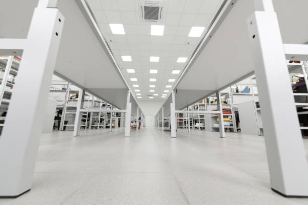 istock Factory for the manufacture of electronic printed circuit boards. Workshop surface mounting and pre-assembly 941054762