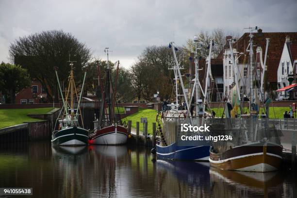 Greetsiel East Frisia Germany Stock Photo - Download Image Now - Lower Saxony, Architecture, Aurich