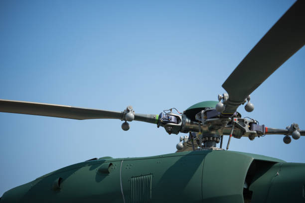 istock Roter blades of helicopter. 941056142