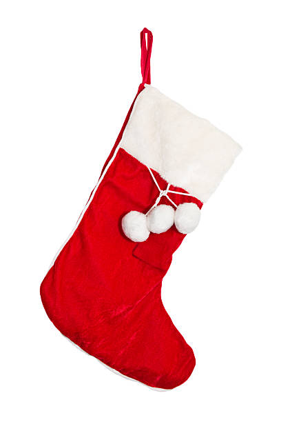 istock Christmas stockings on a fireplace mantel 94106138