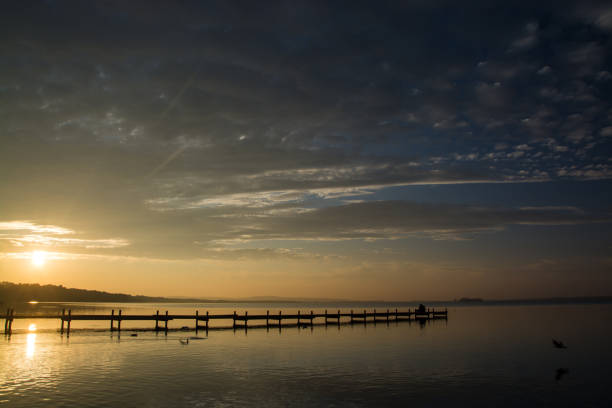 istock Sunset at the Lake Steinhude, Germany 941065538
