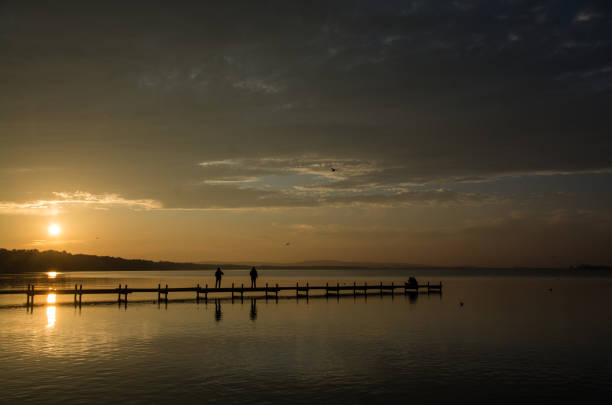 Sunset at the Lake Steinhude, Germany