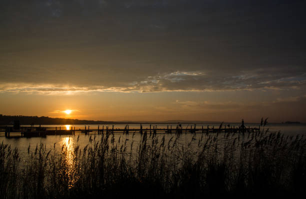 istock Sunset at the Lake Steinhude, Germany 941065980
