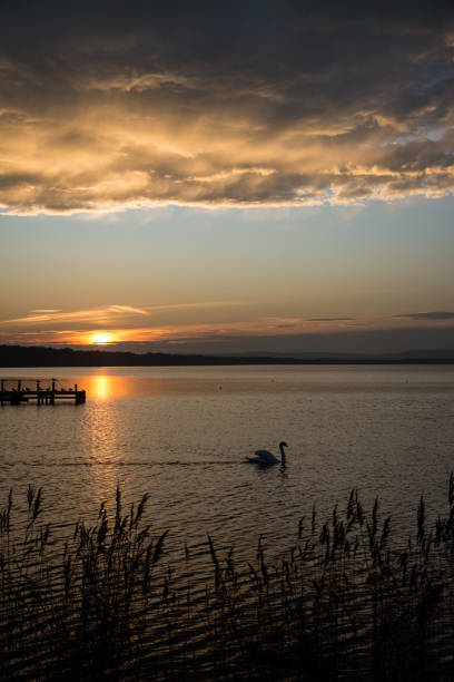 Sunset at the Lake Steinhude, Germany