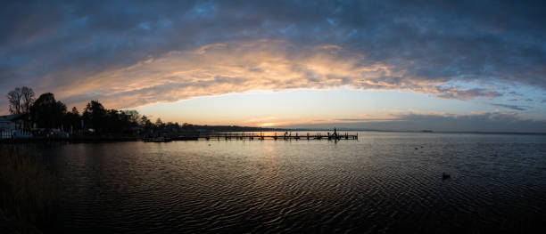 istock Sunset at the Lake Steinhude, Germany 941066234