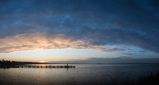 Sunset at the Lake Steinhude, Germany