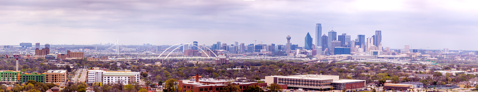 View of Downtown Skyline and the Seventh Street Bridge from the South