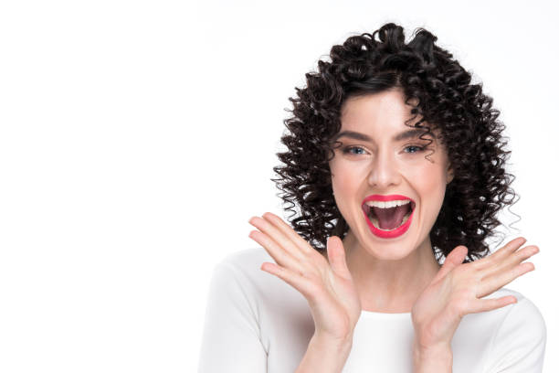 istock Surprised excited beautiful woman 941096950