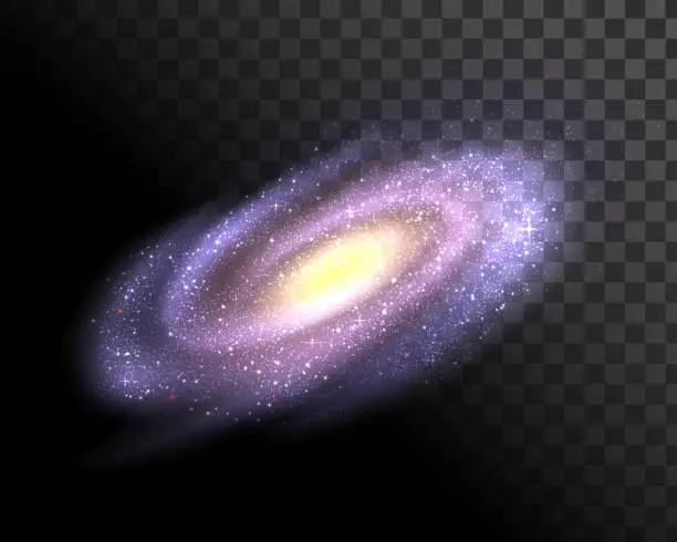 Vector illustration of Vector galaxy
