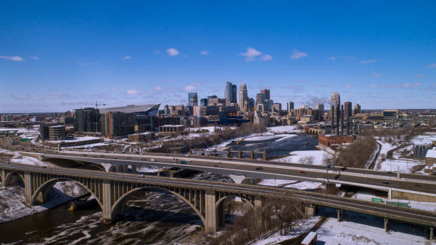 istock Downtown Minneapolis from Mississippi river 941109160