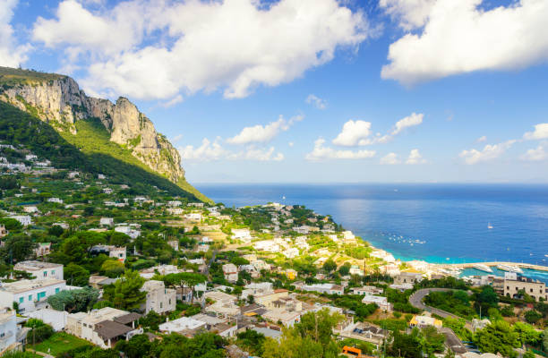 istock view on Capri island, Campania, Italy 941109754