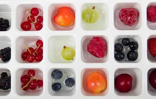 Various summer Fresh berries in a bowl. Antioxidants, detox diet, organic fruits