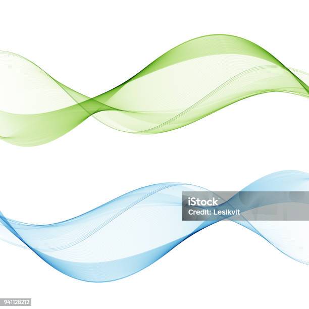 Abstract Web Smooth Spring Fresh Dividers Lines Collection Of Bright Stock Illustration - Download Image Now