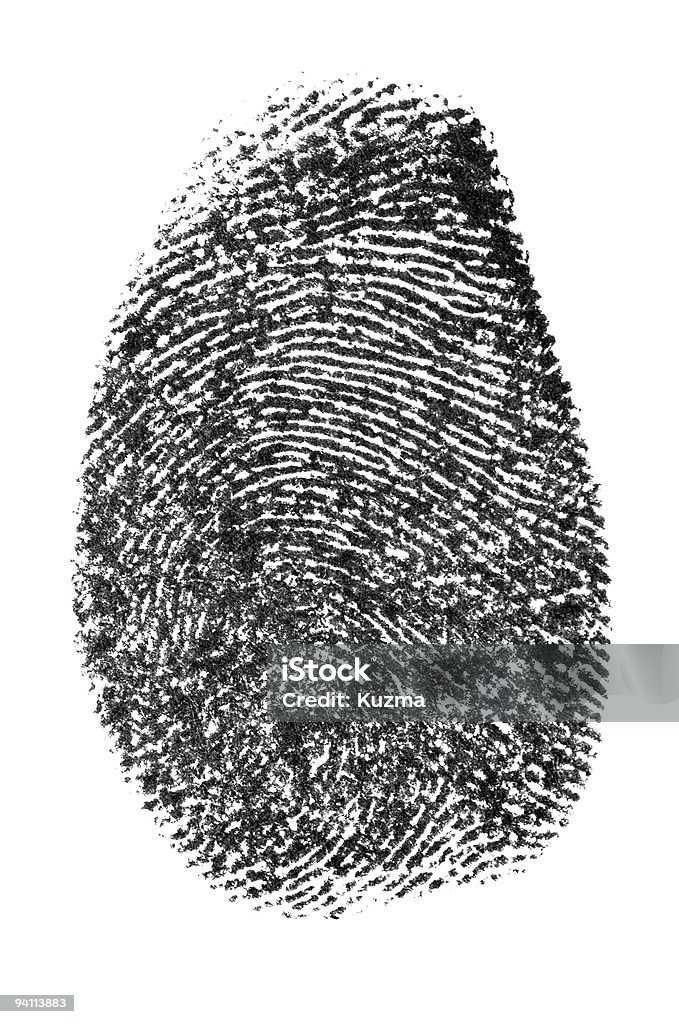 Finger print - Lizenzfrei Fingerabdruck Stock-Foto