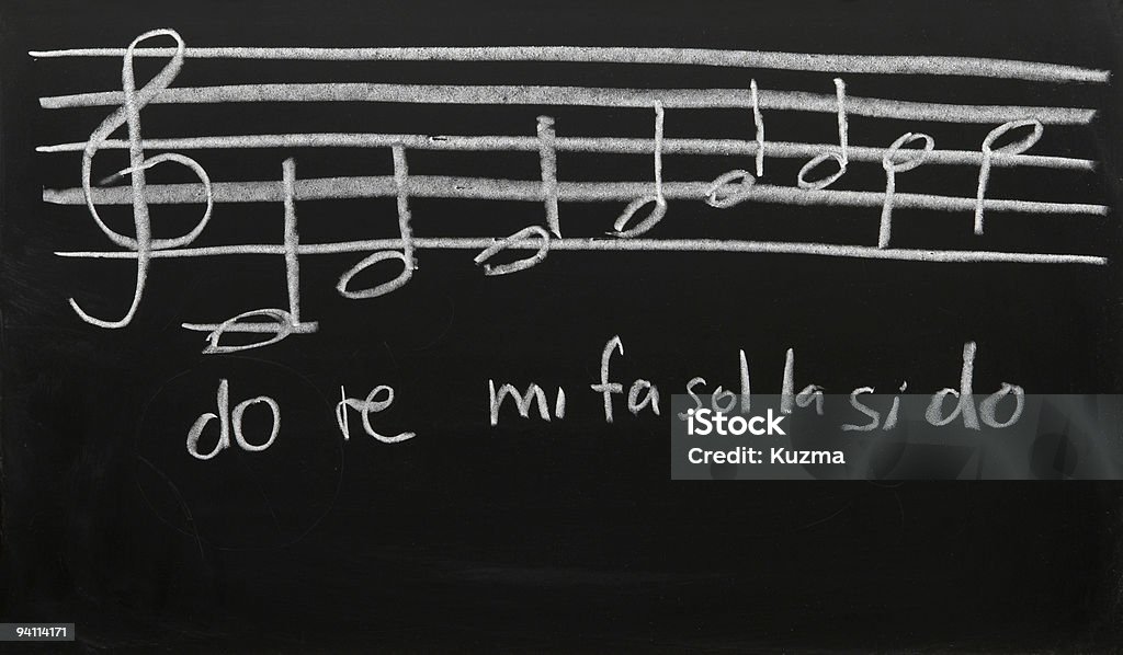 Pauta de Música - Foto de stock de Branco royalty-free