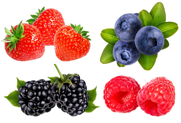 istock collection of fresh berries isolated on white 941163106