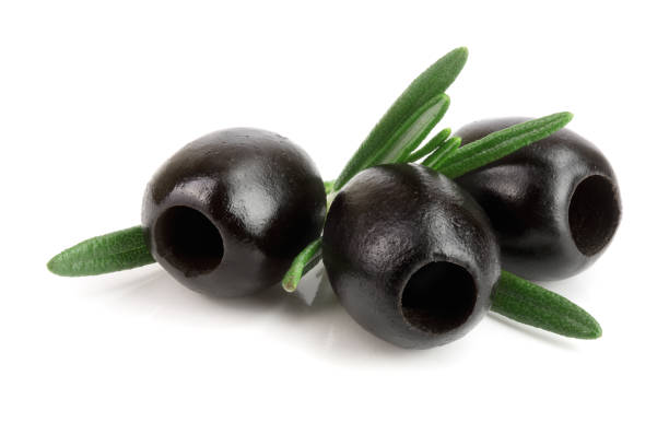 istock whole black olives with rosemary leaf isolated on white background macro 941167908