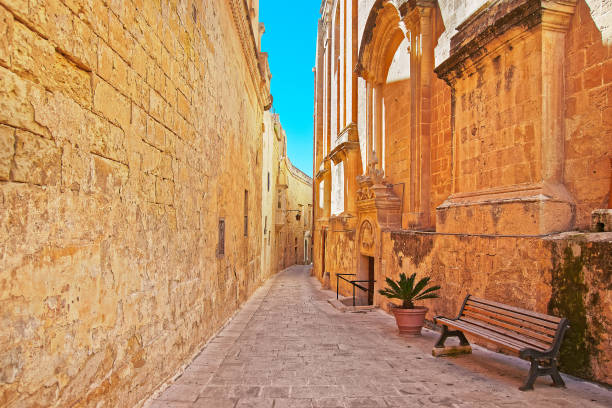 istock Narrow silent street in Mdina 941170964