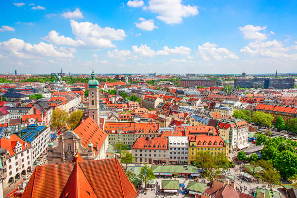 istock Panoramic view on Heiliggeistkirche Church in Murich 941171776