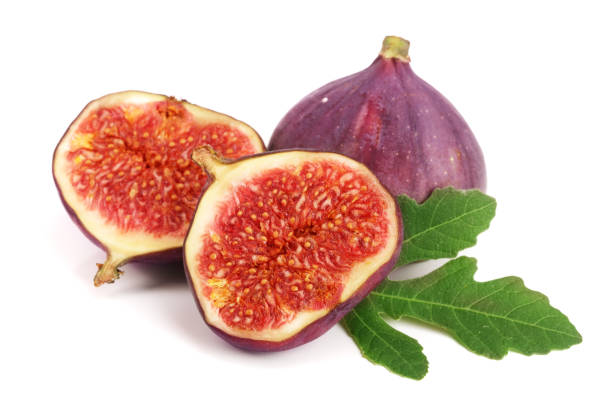 istock fig fruits with leaves isolated on white background 941178100