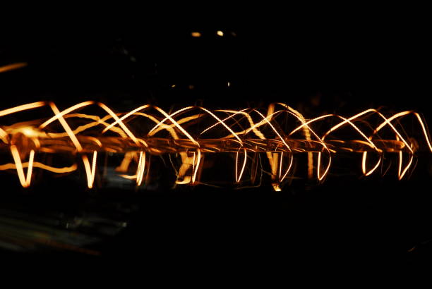 Glowing Filament III stock photo