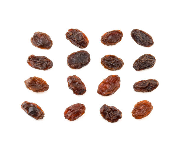 istock Set of raisins isolated on white background 941212818