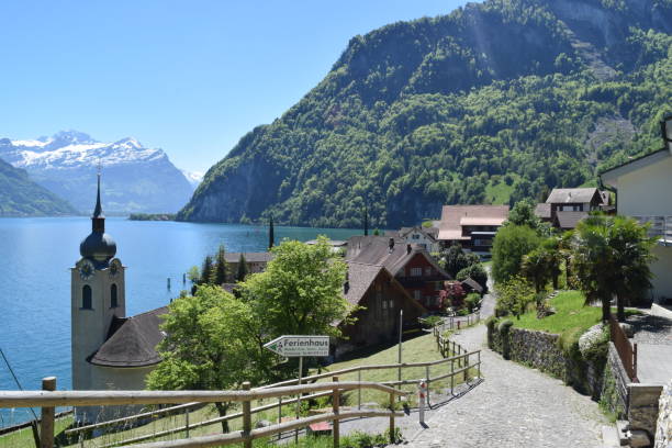 A rural village in Switzerland