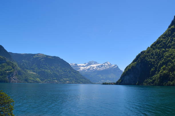 Swiss mountains and lake